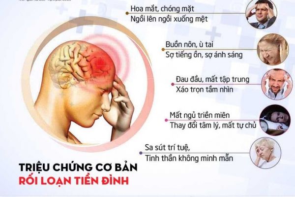 triệu chứng rối loạn tiền đình